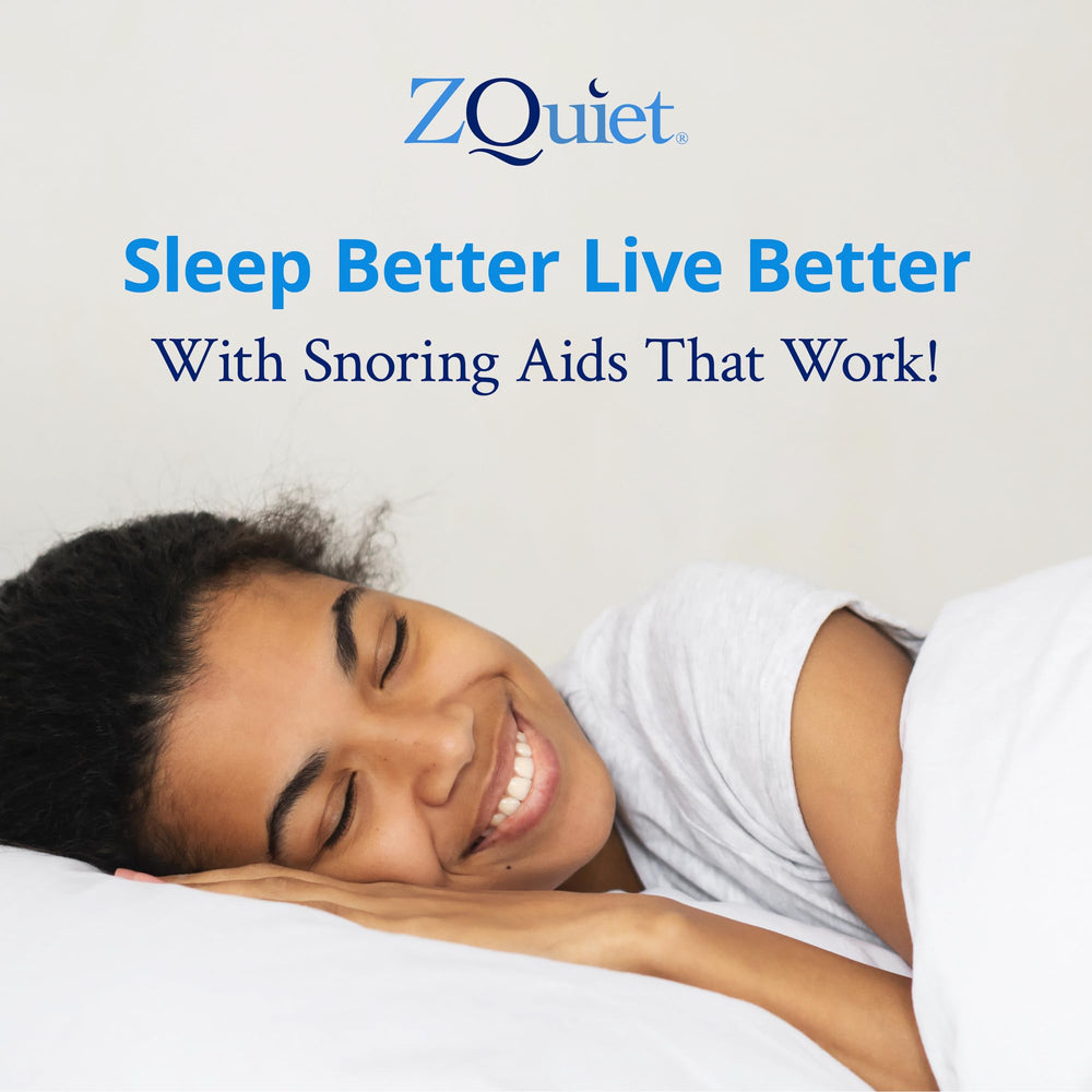 Blue ZQuiet mouthpiece for nightly use