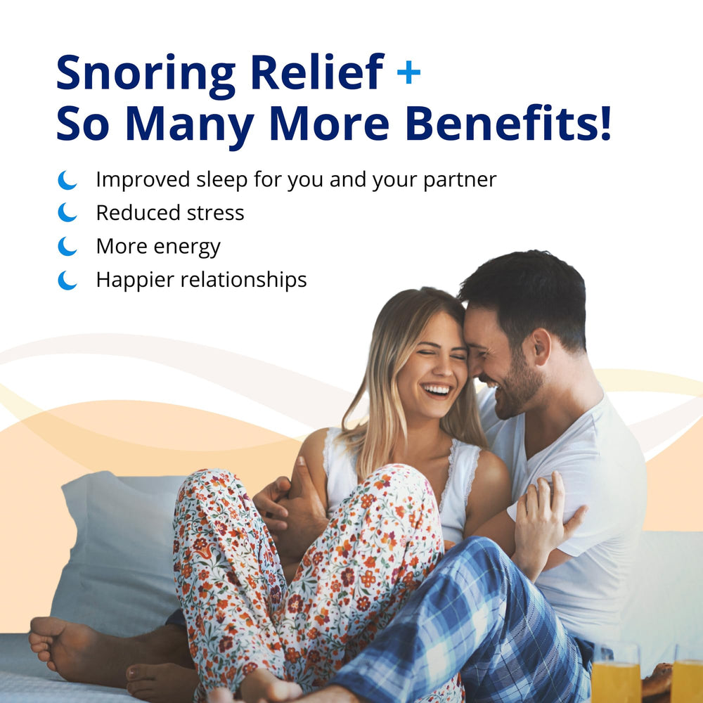 ZQuiet mouthpiece ready-to-use, breathes easily during sleep
