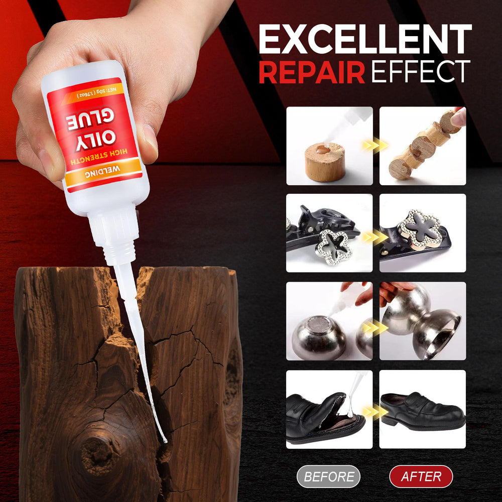 Zrpot welding glue is easy to apply for toy and small object repairs.