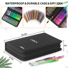 Sparkling glitter gel pens from ZSCM enhancing doodling and art projects