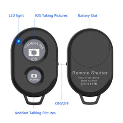 Zttopo remote works up to 10 meters for hands-free photos.