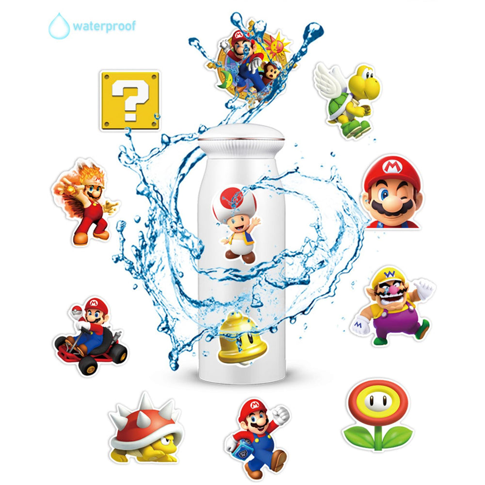 ZUIYIJIANGNAN Mario stickers on a skateboard for vibrant style
