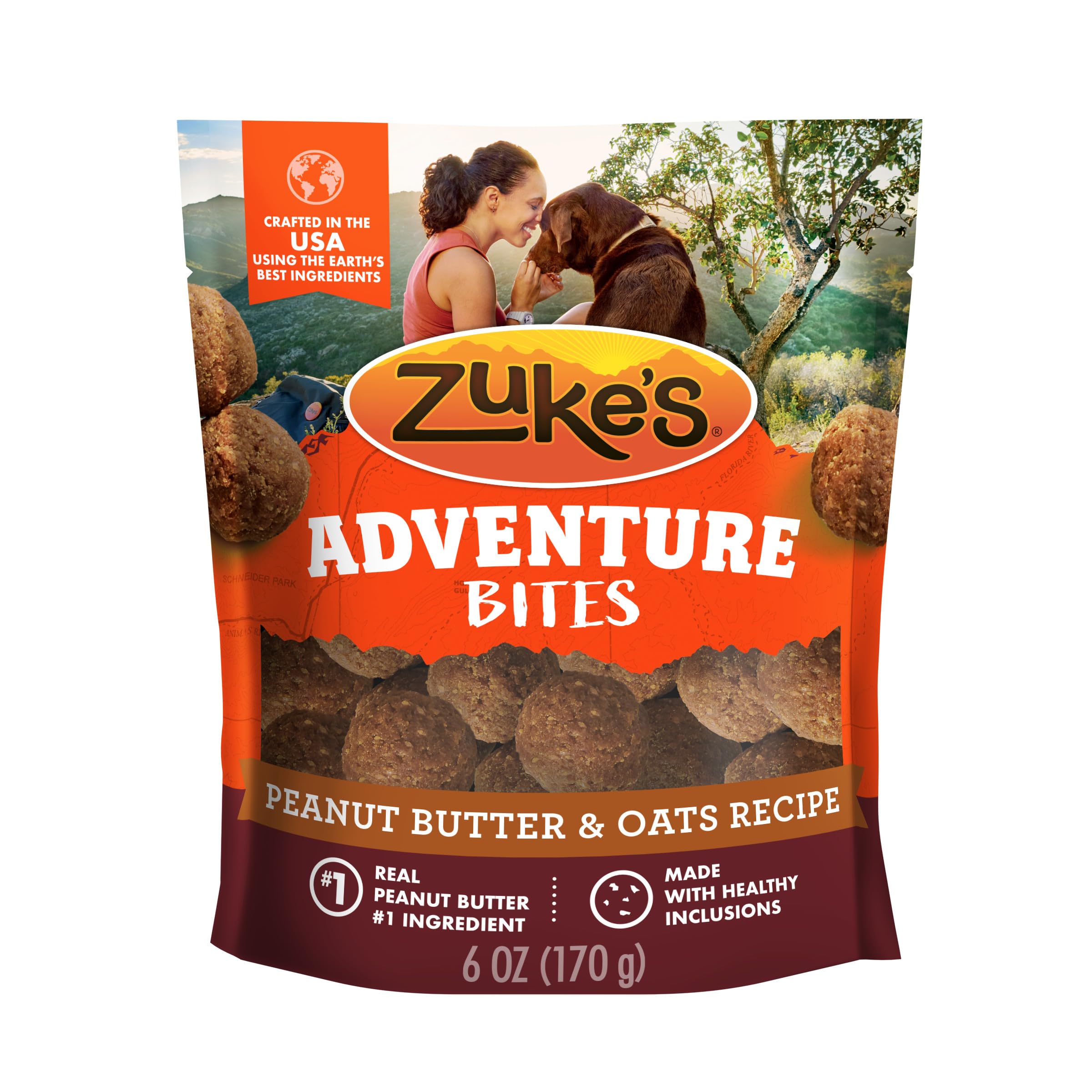 Zuke’s Adventure Bites – Poche réutilisable pour récompenser pendant les balades