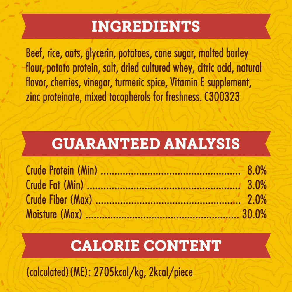 Zuke's no corn wheat or soy dog treats for sensitive diets.