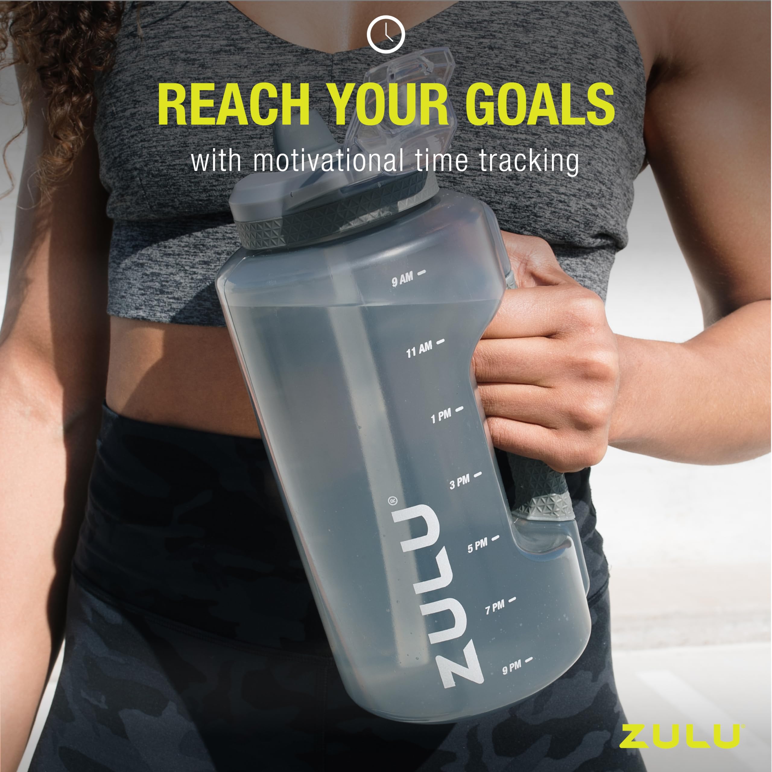 Zulu Goals removable silicone spout allows thorough sanitization.