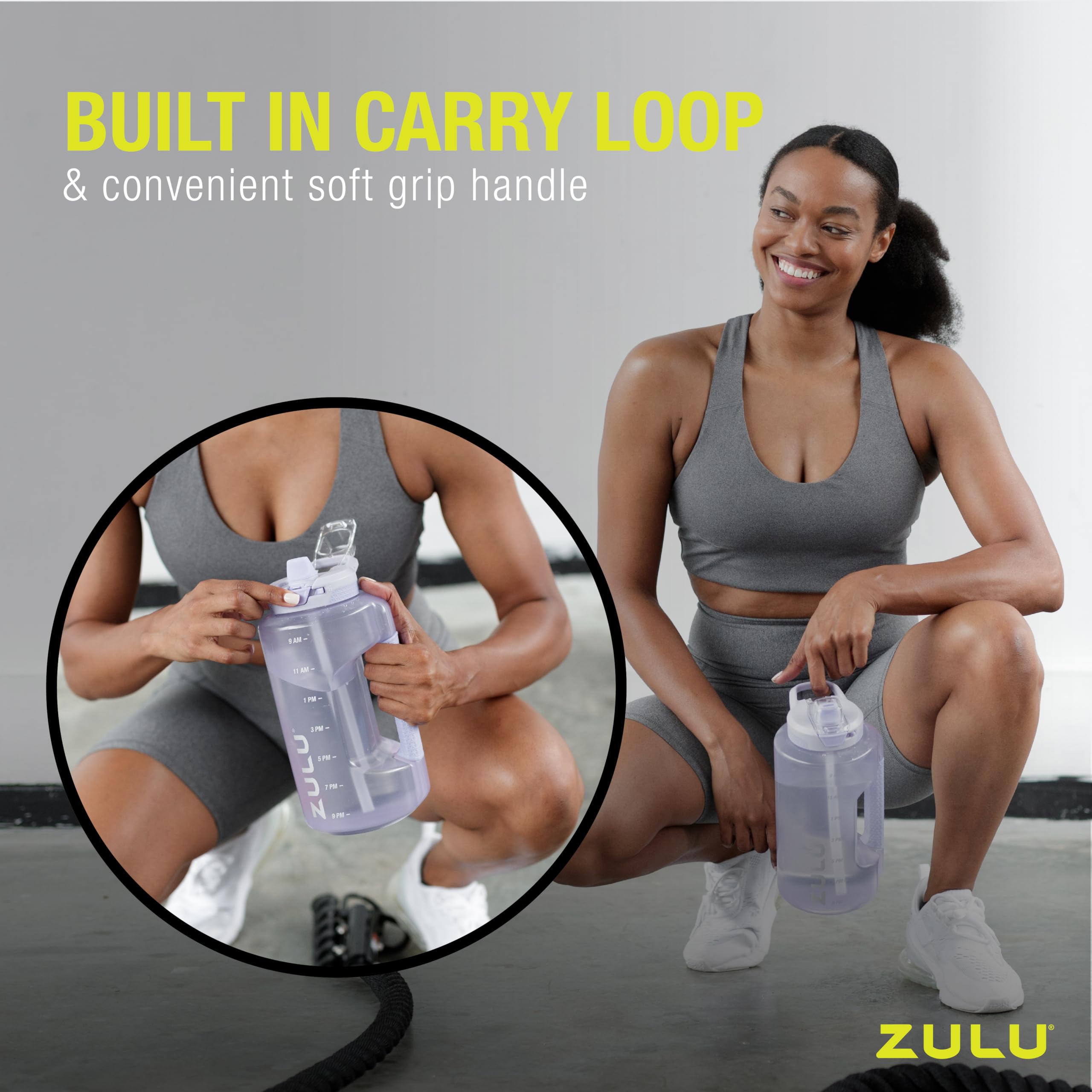 Zulu Goals wide-mouth opening for easy filling and ice addition.