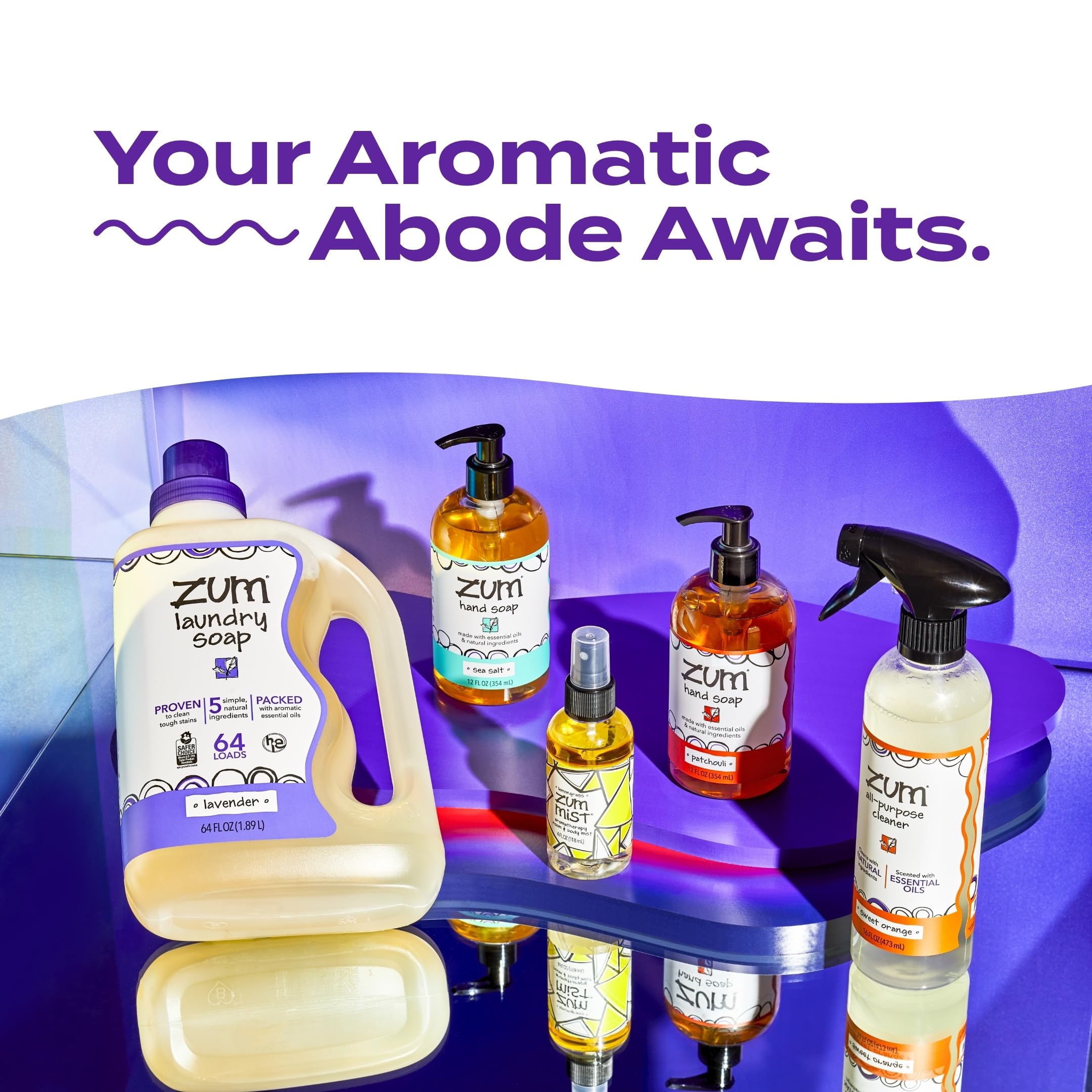 Zum plant-based ingredients showcase eco-friendly, cruelty-free cleansing