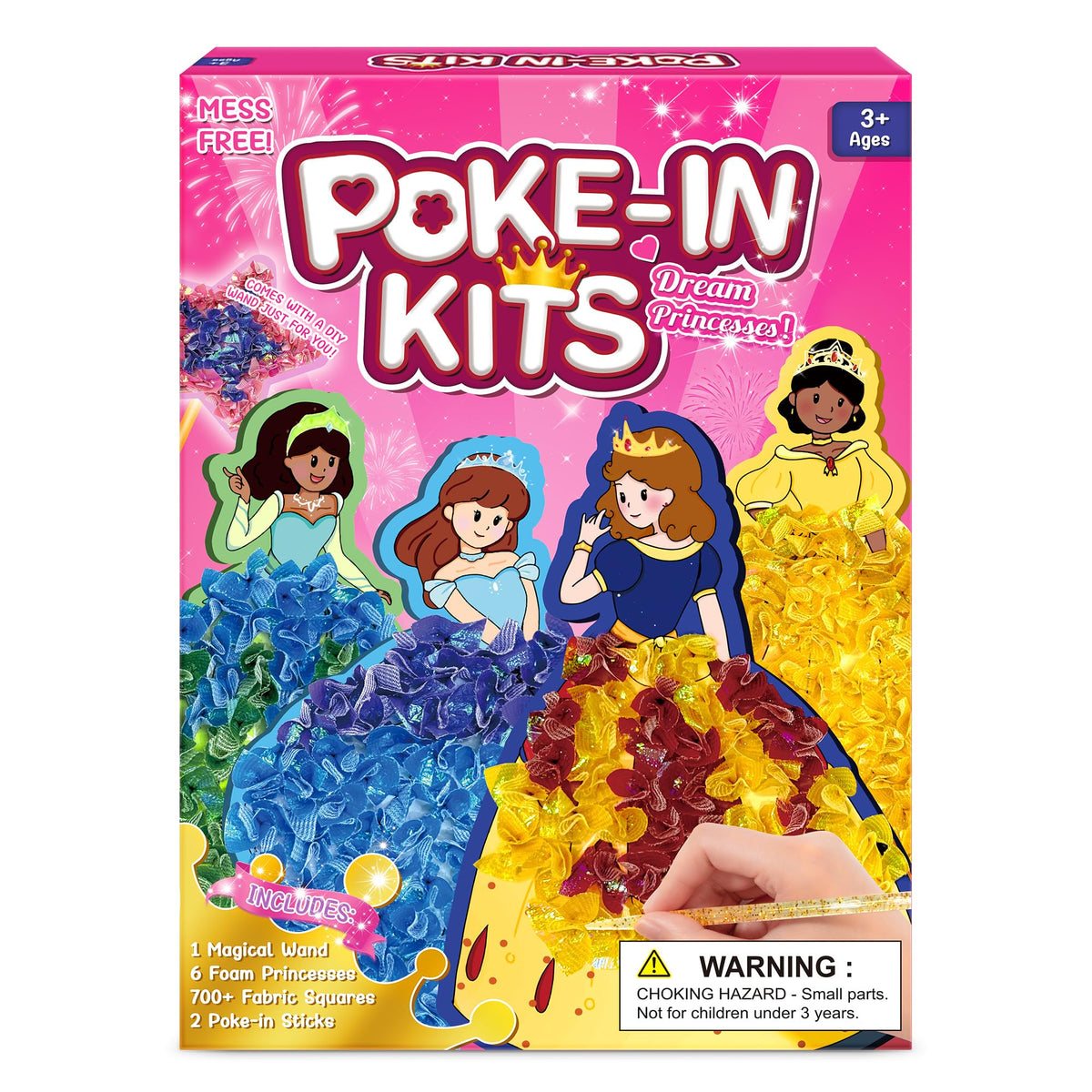 ZUNIRA Dream Princess poke-in kit set for imaginative, independent play.