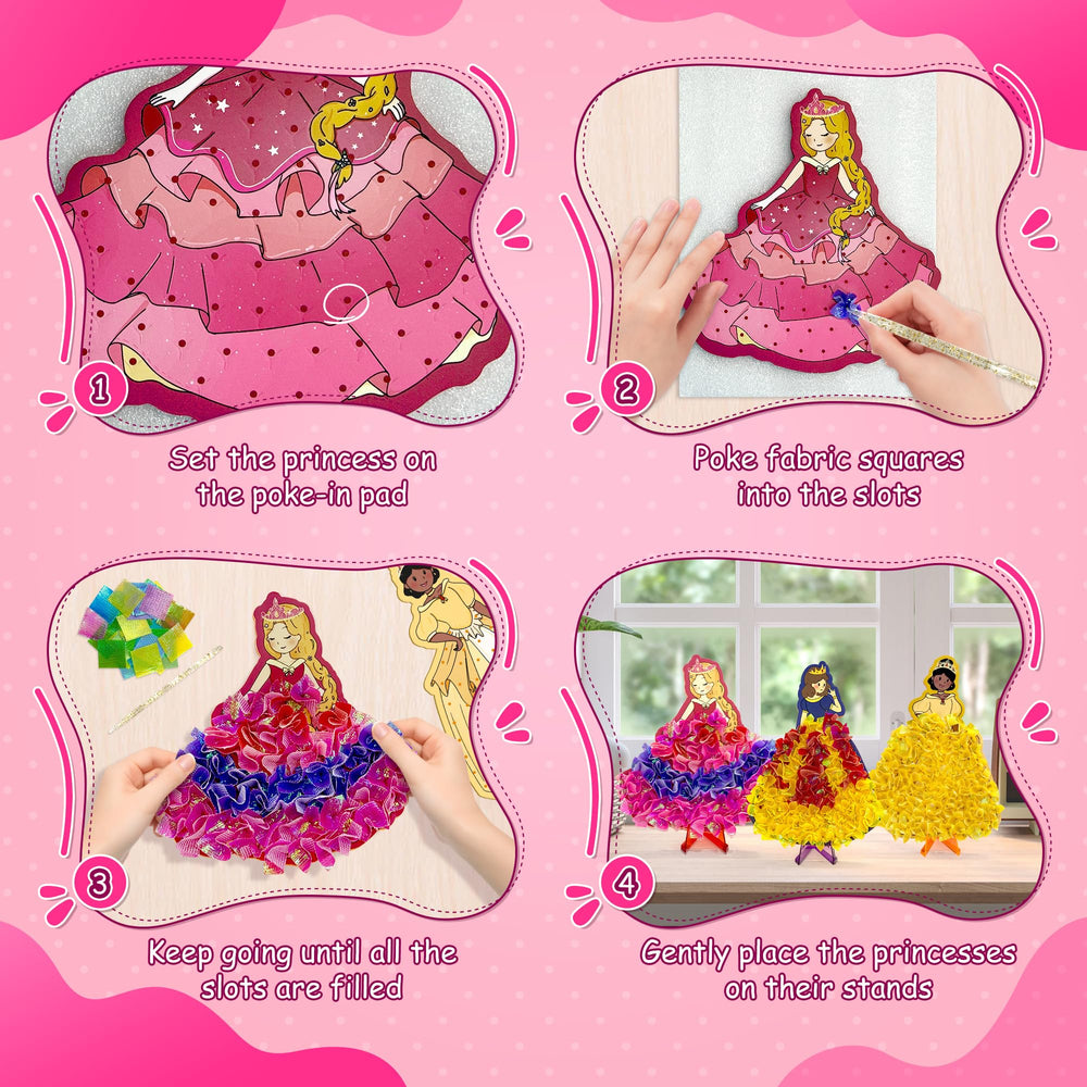 ZUNIRA foam star adds decorative flair to DIY princess crafts.