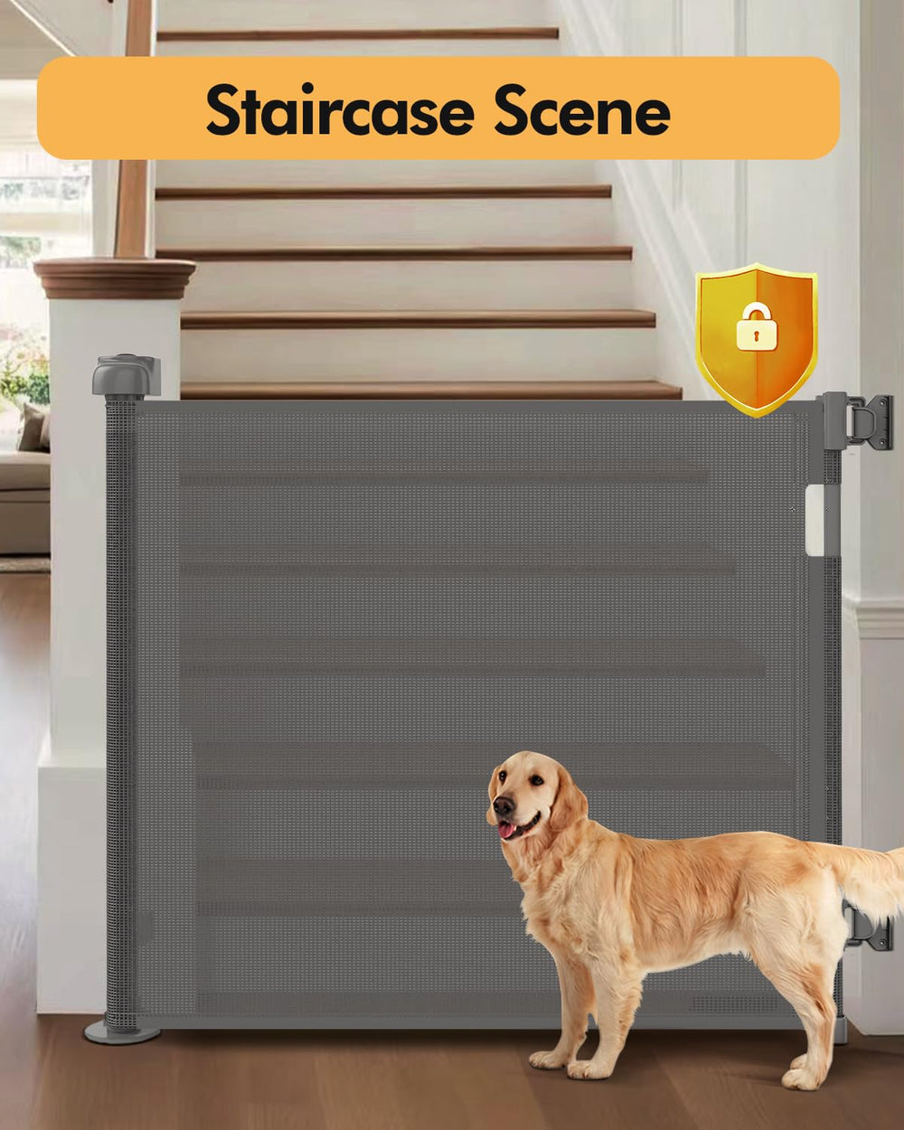Zupetta breathable mesh provides visibility while keeping pets and kids contained.
