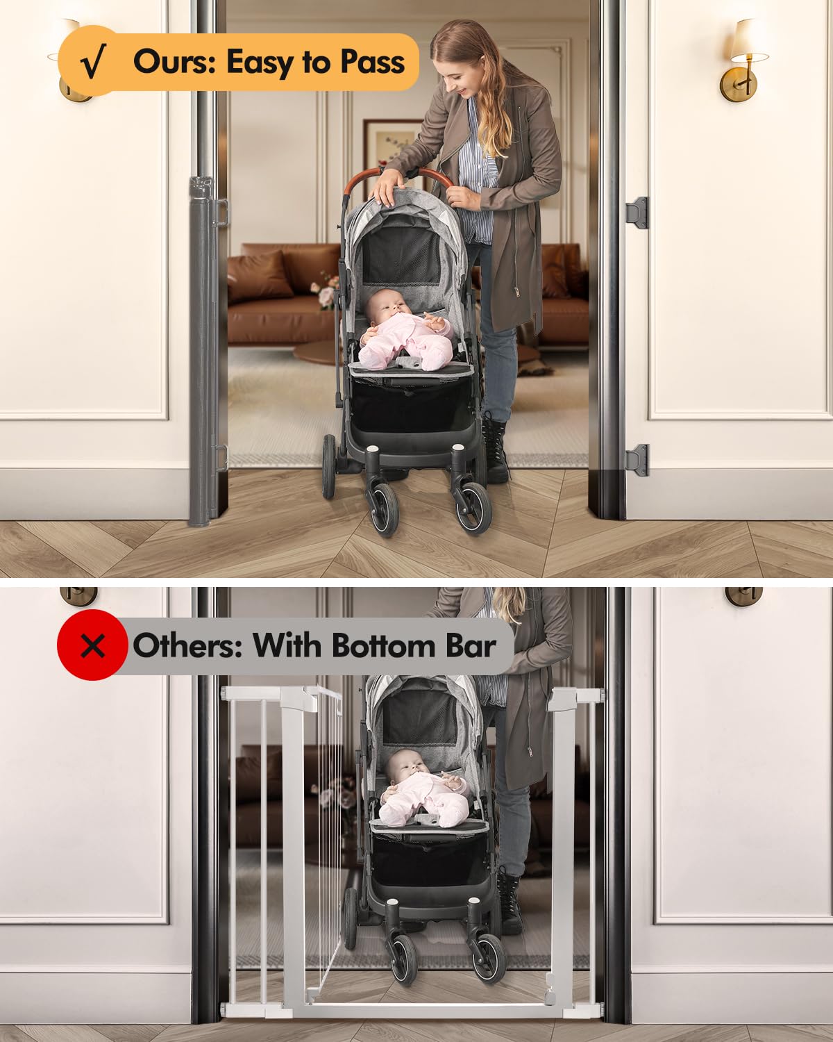 Zupetta gate blends safety with ease for both indoor and outdoor settings.