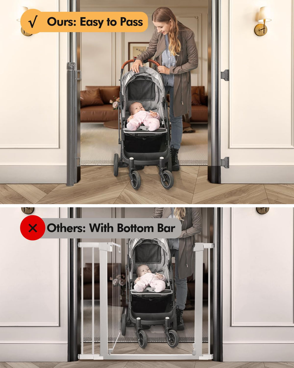 Zupetta gate blends safety with ease for both indoor and outdoor settings.