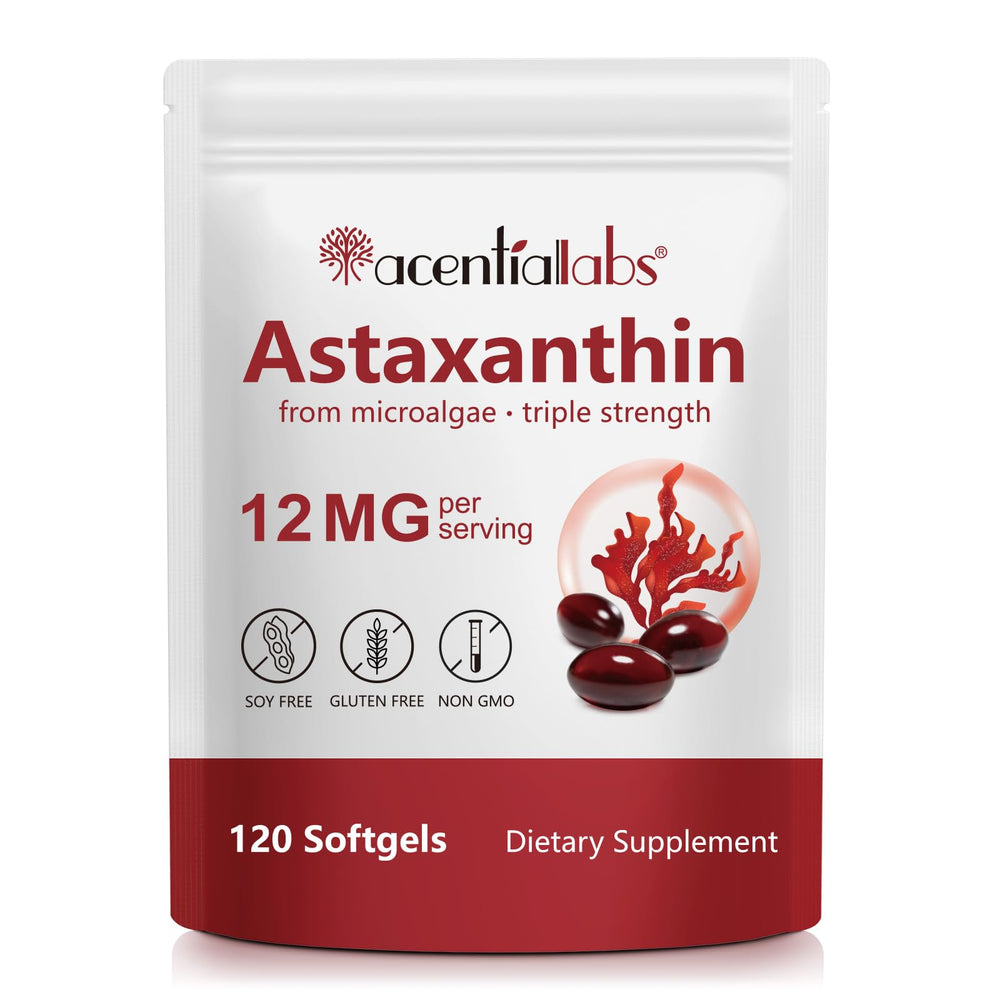 ZUZOKKAHA Astaxanthin softgel bottle for daily antioxidant support.