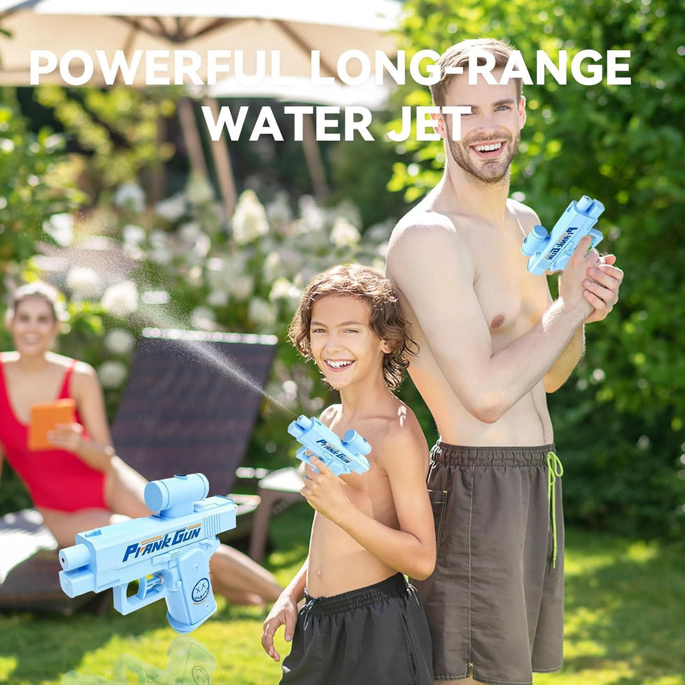 Zxhtwo prank two-way water gun backward spray for surprise squirts