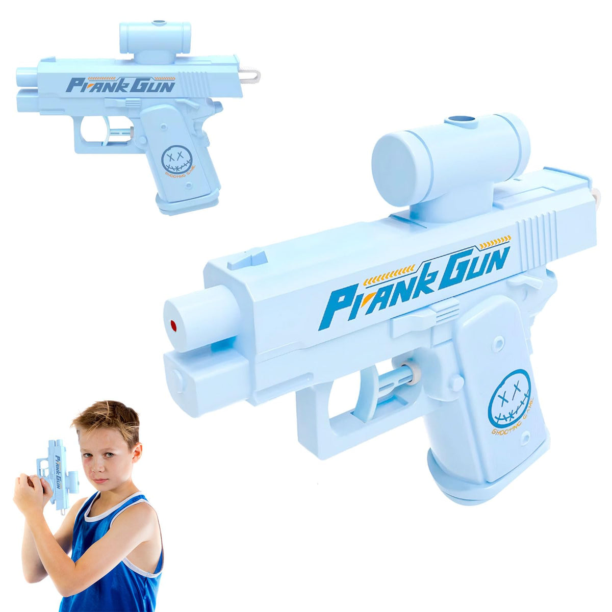 Zxhtwo prank two-way water gun forward spray for fun on hot days