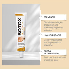 ZXZTSM Botox Bee Venom Cream helps skin look firmer after use.