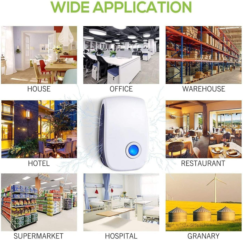 zybeauty applications in living room, bedroom, and kitchen for versatile pest control