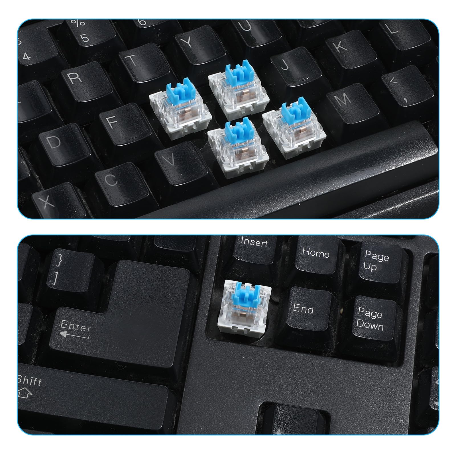 Zyghjort switches rated for up to 50 million cycles for longevity.