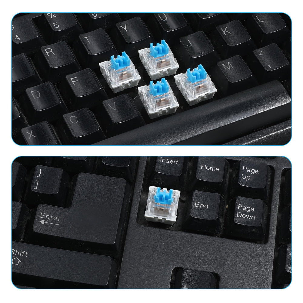 Zyghjort switches rated for up to 50 million cycles for longevity.