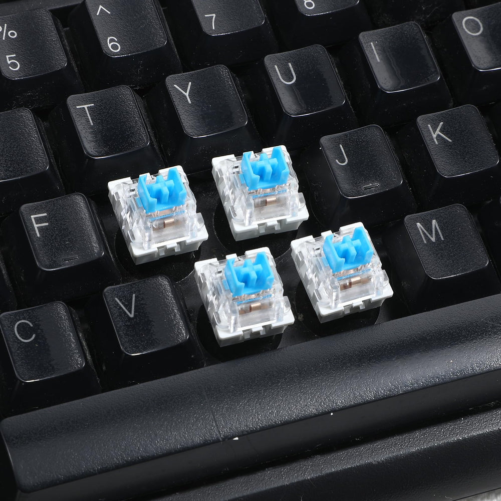 Zyghjort switches offer crisp tactile feedback for precise typing.