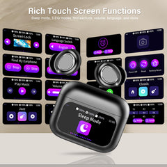 ZYHKON Sleep Earbuds 48h playtime for extended listening through the night.