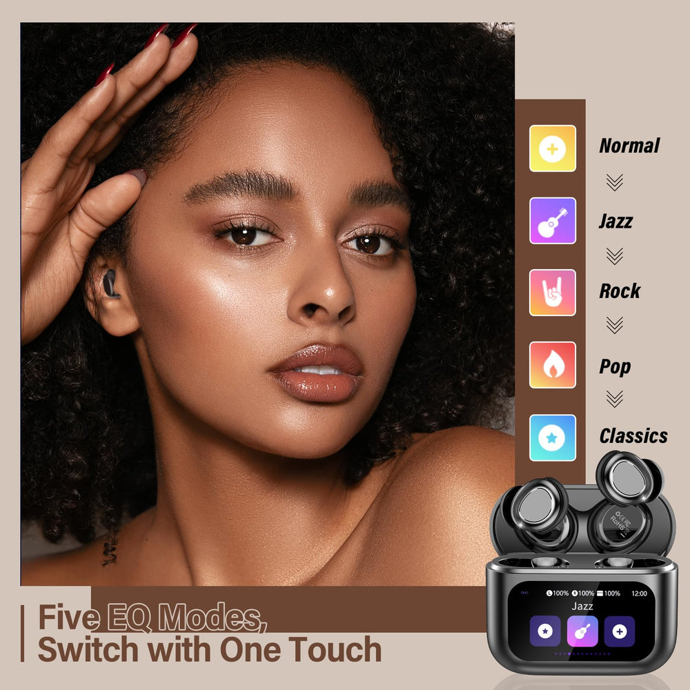 ZYHKON Sleep Earbuds EQ modes tailor sound to any mood.