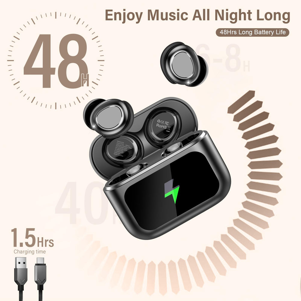 ZYHKON Sleep Earbuds side-sleeper comfort for night-time use.