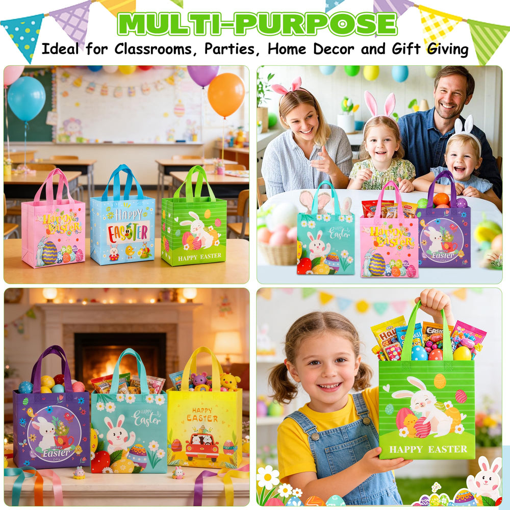ZYLOP multiuse Easter bags ideal for shopping and party favors.