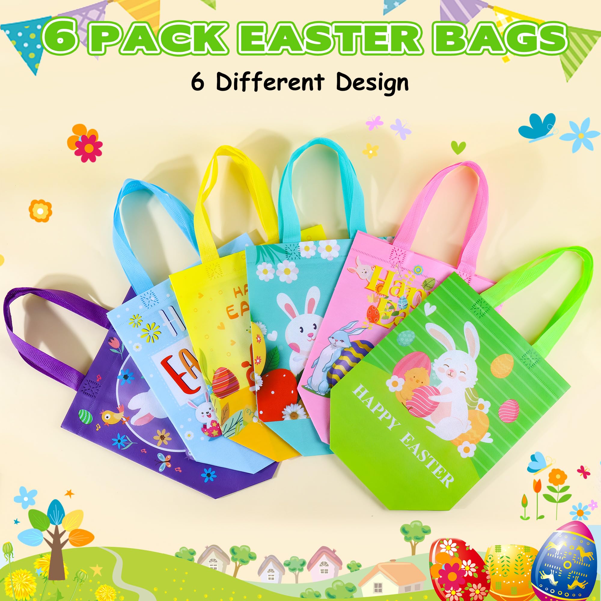 ZYLOP reinforced handles ensure secure carrying during egg hunts.