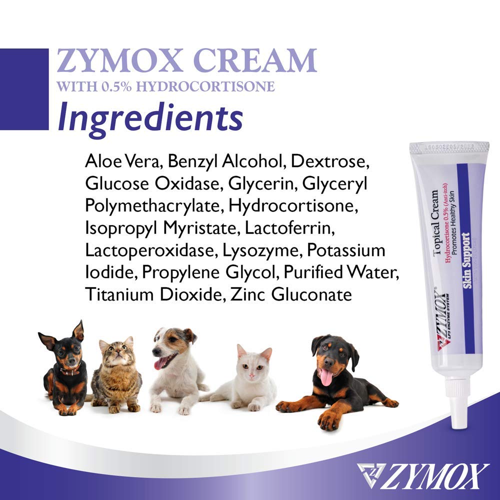 Zymox ingrédients doux et sécurité pour chiens et chats
