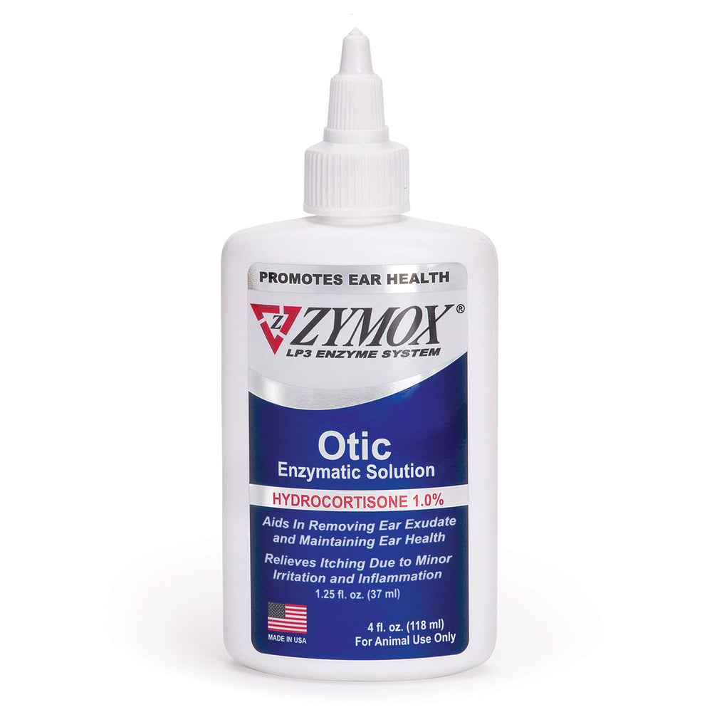 Zymox Otic bottle for dogs and cats soothing ear irritation