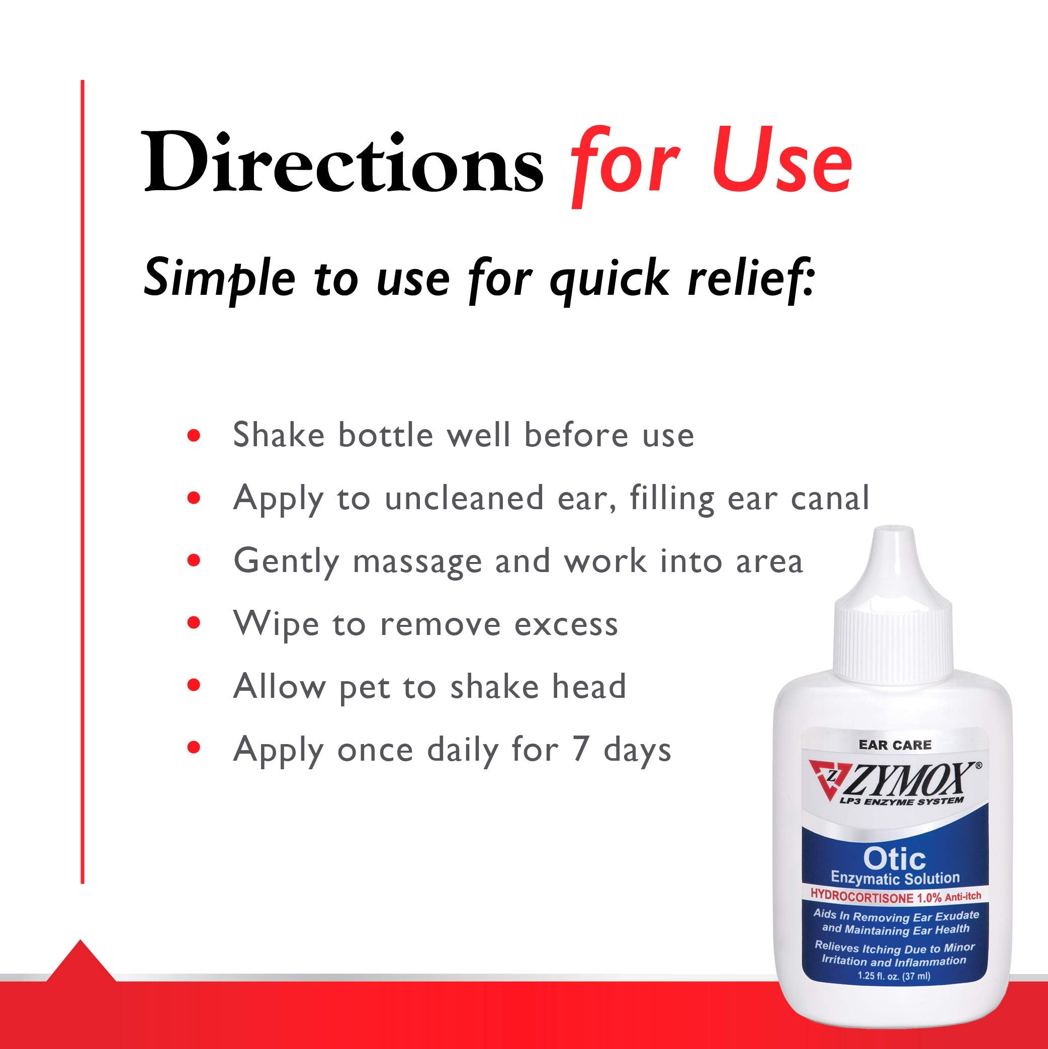 Shelf-ready packaging of Zymox Otic for home use