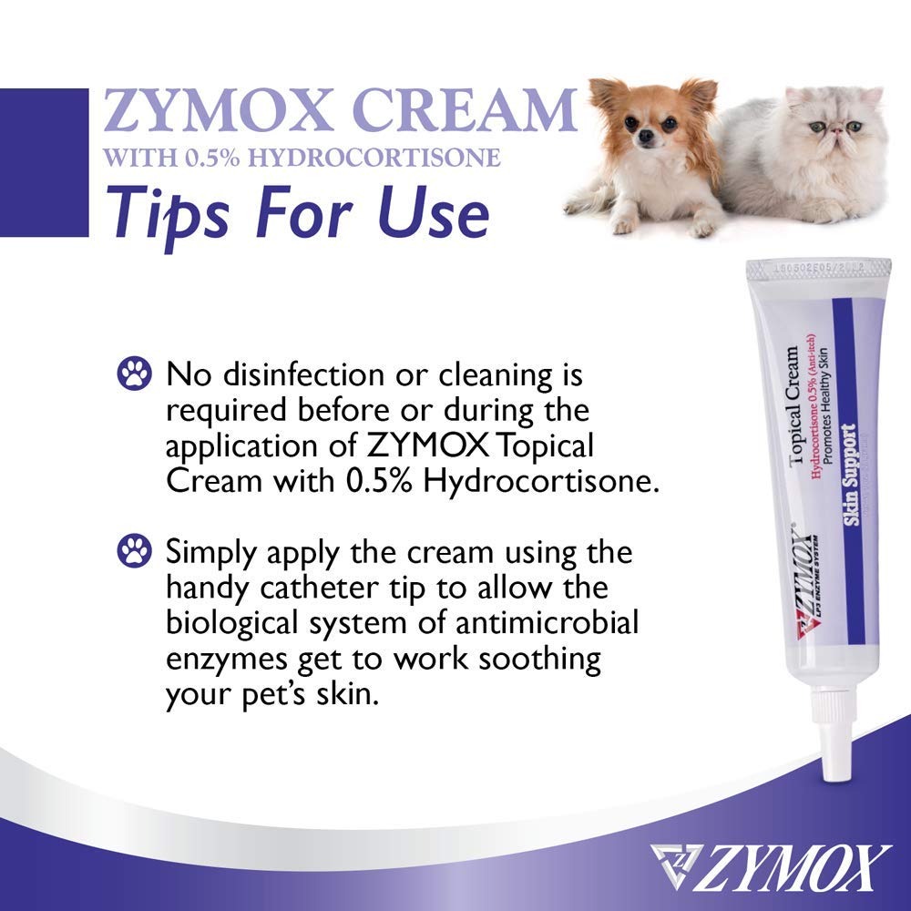 Zymox texture crème apaisante et facile à appliquer