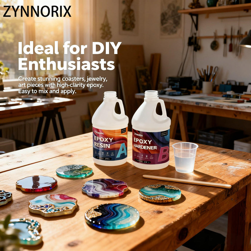 Zynnorix epoxy 1-to-1 mixing makes it beginner-friendly and easy to use.