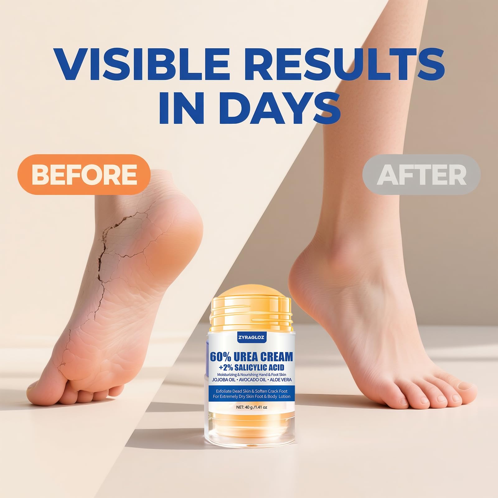 ZyraGloz Non-greasy absorption proves quick dryness for busy mornings.