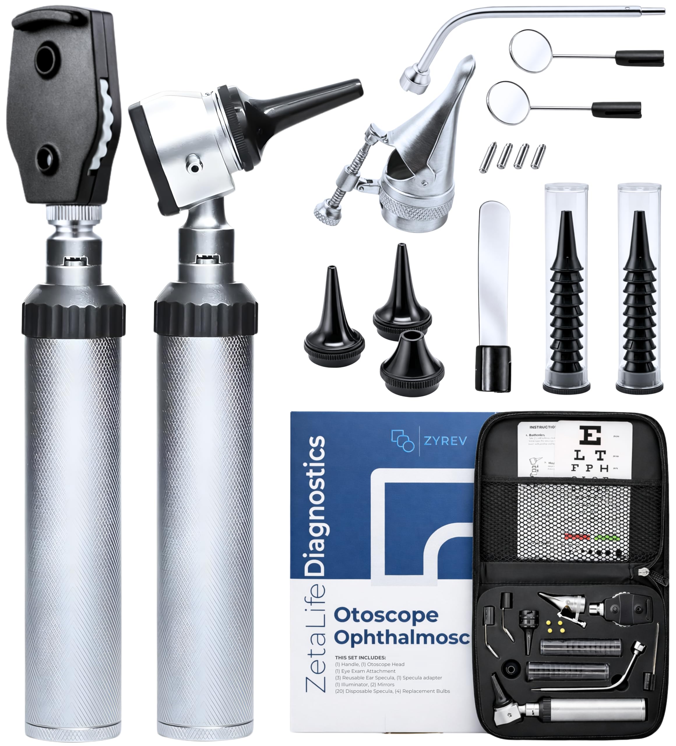 ZYREV otoscope head with light for training and demonstrations