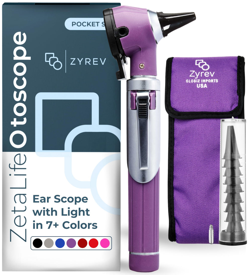 ZYREV ZetaLife Otoscope with light offers quick home ear inspections for families.