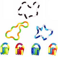 ZZSFBDZSW 7-piece quiet twist fidget toy set for focused play and calm
