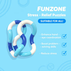 ZZSFBDZSW twisty fidget in action, easy to carry for on-the-go use