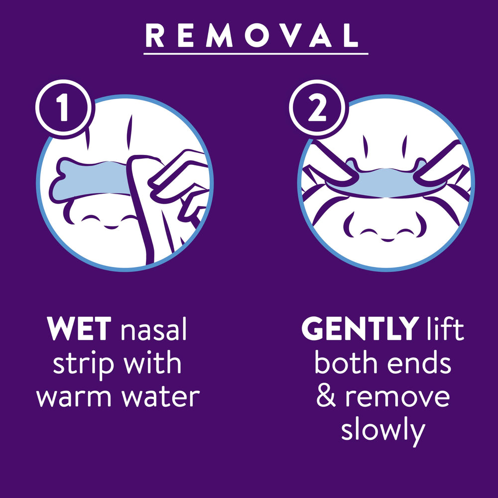 ZzzQuil Sleep Nasal Strips offer a comfortable, secure fit for night use